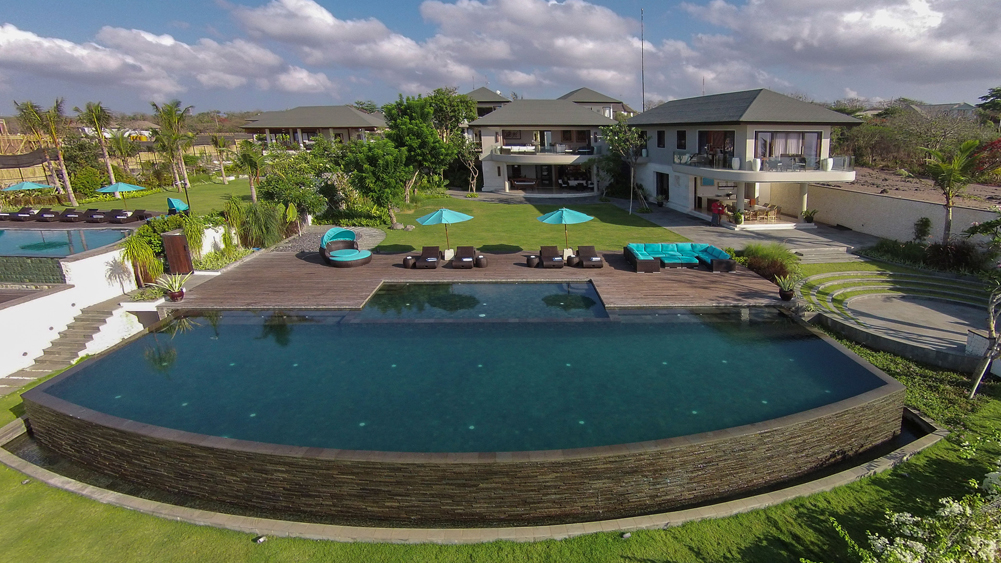 Pandawa Cliff Estate - Villa Rose aerial